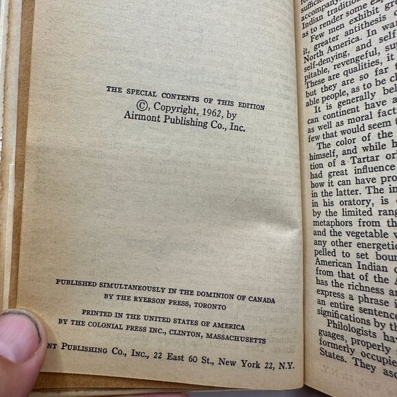 The Last Of The Mohicans By James Fenimore Cooper Air Mont Classic Hardback 1962 - Picture 5 of 5